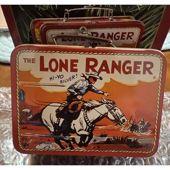 1997 Hallmark Keepsake Ornament The Lone Ranger Lunchbox - Picture 4 of 7